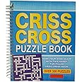 WF Graham Criss Cross Crossword Puzzle Book - Spiral Bound Brain Teasers Travel Puzzles Book with over 300 Puzzles, (4165)
