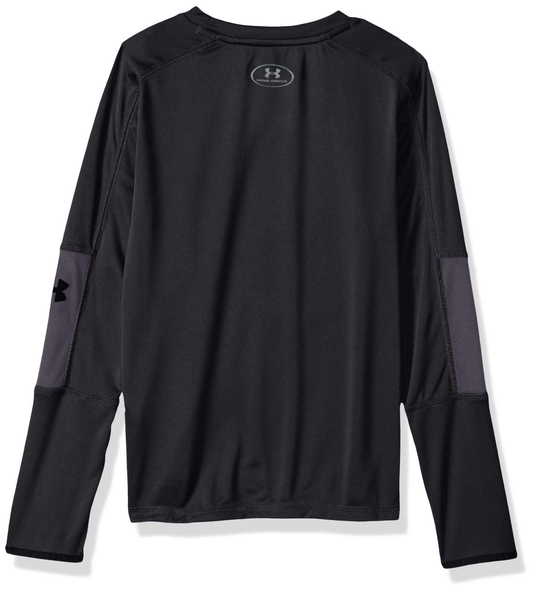 magliette under armour bambino nero