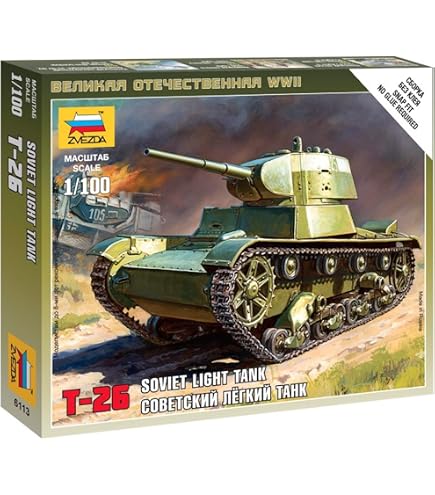 Zvezda – Maquette KV-1 – Échelle 1/100 – Plastique à Assembler – Dès 14 Ans