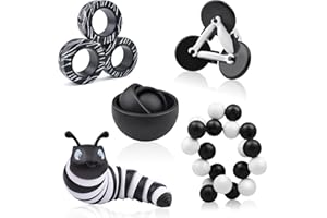 ASIOWELY Fidget Toys - Jouet sensoriel pour adultes - Pour enfants, adolescents, autisme - Jouet de bureau - Jouet anti-stress - Cadeau pour TDAH