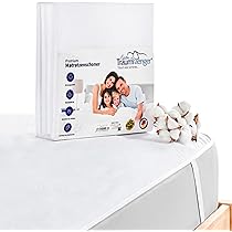 Matratzenschoner 90x190cm Wasserdicht - OEKO-TEX Baumwolle, 30cm Steghöhe