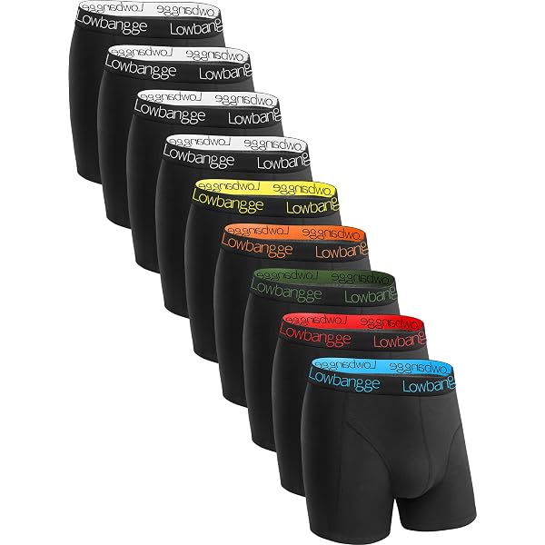 Lot De 10 Boxers Homme Coton Feynoss - Doux, Respirants, Ceinture Élastique 35mm, Sans Étiquette