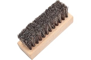 KMKANPO Cepillo de Crin para Zapatos - Pulidor y Abrillantador de Madera para Limpieza y Cuidado del Calzado