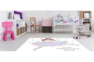 Oedim Tappeto per bambini Ballerina PVC 95 cm x 133 cm | Moquette adulto PVC | Pavimento vinilico per adulti