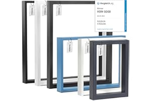 HOLZBRINK Pied de Table métal Noir 80x72cm HLT-01 | Pied pour Table à Manger, Bureau, Cuisine | Profil métal 80x20 mm, Fixation Facile, Robuste et Durable