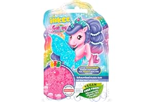 INKEE - Bubble Bath Liquid Galupy Unicorn | Einhorn Badezusatz für Kinder, Schaumbad kinder Mit Aloe vera & Gummibärchen-Aroma, 40g