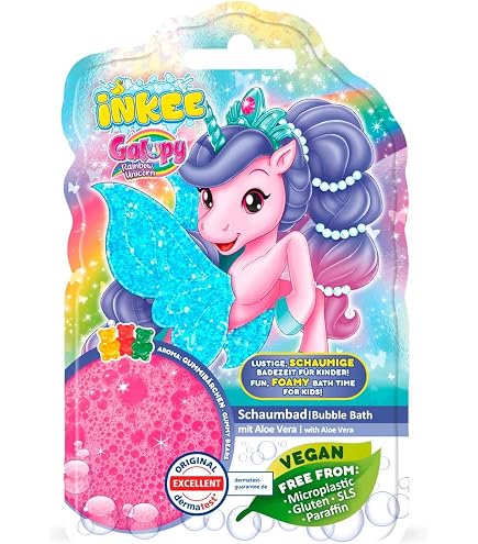 CRAZE INKEE GALUPY | Bombe de Bain enfant GALUPY UNICORN Boule de bain avec surprise à l'intérieur - Jouet de bain Licorne