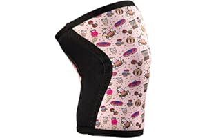 TRAINLIKEFIGHT Ginocchiere Rainbow Cookie Attitude (Small, Soft Pink)