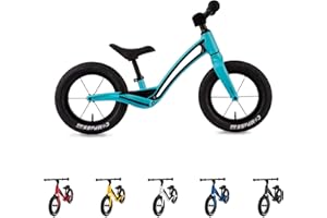 Hornit AIRO+ | Federleichter Magnesium-Rahmen Kinder-Laufräder | Hinterradfederung | 3,2kg | 1,5 bis 5 Jahre |