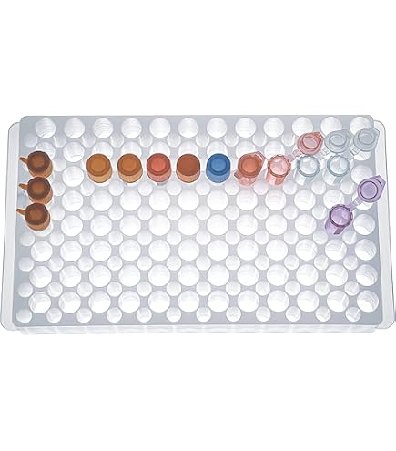 Produktbild von NeoLabLine NeoBox 81 Plus Kryobox – PP, Blau/transparent, Nummerisch Codiert, 133x133x53 Mm, Für 81 Kryoröhrchen