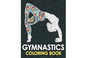 Gymnastics Coloring Book: A Relaxing Mandala Coloring book | Beautiful Gift For Gymnast Girls And Coach