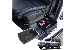 Tumukiw Compatible with Ineos Grenadier 2020-2024 Under Seat Storage Tray, Customized Oxford Cloth Driver Passenger Underseat Hidden Organizer Tool Box Organizer with Anti-slip and Handle (1PCS)