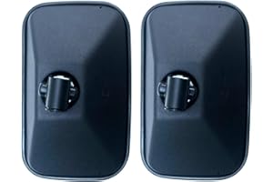 ‎MELTRUCK MelTruck® 2x Außenspiegel 250x155 R1200 E20 ø10, 15, 18 konvex für Traktor LKW Bagger Baumaschinen(2, 250 x 155 mm)