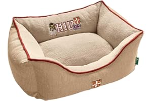 HUNTER Sofá para Perros Universidad, Mediano, 80 x 60 cm, Color marrón y marrón