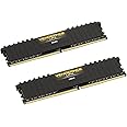Corsair CMK8GX4M2A2666C16 Vengeance LPX 8 GB (2 x 4 GB) DDR4 2666 MHz C16 XMP 2.0 High Performance Desktop Memory Kit, Black