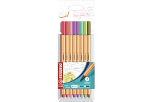 Fineliner - STABILO point 88 - New Shades - Astuccio da 8 - Colori assortiti
