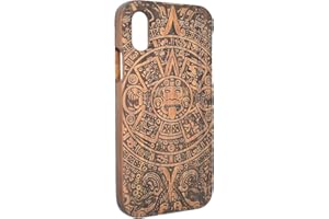 PhantomSky Custodia in Legno di iPhone XS/iPhone X, qualit à Premium Cover in bambù/Legno Naturale per Il iPhone XS/X - Maya di Palissandro