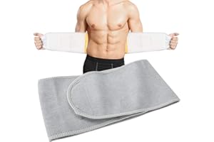Semme Taillenwärmer Gürtel Bauchstütze Warm Taille Trimmer Brace, Wärmetherapie Wrap für Lendenwirbelsäule Schmerzlinderung Rücken, Bauchwärmer Band(L (110 * 20 cm / 43,3 * 7,8 in))