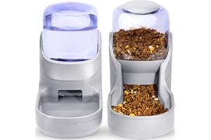 XINGCHENG-SPORT Automatischer Futterautomat Kleine & Mittlere Haustiere Automatischer Futter- und Tränkesatz 3.8L, Reisefutterautomat und Wasserspender für Hunde Katzen Haustiere Tiere