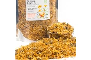 SIBERIAN GREEN Sibirische grüne Ringelblumenblütenblätter, Tee 227 g, getrocknete Ringelblume, wild geerntet, Altai Golden Mountains