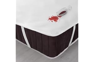 ‎PIXI ATELIER Pixi Atelier Block Collection Inkontinenzunterlage Waschbar, Sauber & Geschützt Matratzenschoner Wasserdicht, Weich Und Atmungsaktiv Matratzenauflage Qualität Matratzenbezug (Weiß, 140x200 cm)