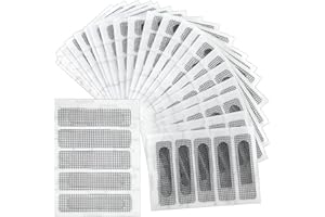 FAGENT Ensemble de Réparation de Filet Anti-mouche 24 Pièces Patchs D'écran de Fenêtre Réparation de Fenêtres et Moustiquaires Magic Sticker Porte Auto Adhésive Fenêtre Moustiquaire Patch Réparation