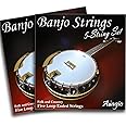2 SETS! Adagio Professional 5-String Banjo Strings