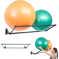 Support Rangement Tapis Yoga Et Fitness Bikoney - 6 Crochets + Panier - Mobile Avec Roulettes - Organisation Salle De Sport