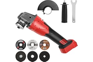Milwaukee trådlös vinkelslip 18 V, 125 mm, 12 000 varv/min, borstlöst slipverktyg spindel M14 5/8"-11, för skärning, slipning