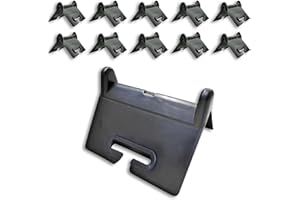 Lot de 10 Protections de Bords en Dolezych pour Sangles d'arrimage jusqu'à 50 mm, Dimensions : 90 x 90 x 140 mm, avec Fente d'enfilage, Noir