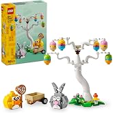 LEGO LEL Seasons and Occasions Paskalya Tavşanı ve Civcivin Yumurta Avı 40808-8 Yaş ve &Uuml;zeri &Ccedil;ocuklar i&ccedil;in Yaratıcı Oyuncak Y