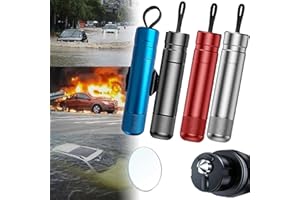 GENERISCH Safe Pro X Auto, Safe Pro X Für Autoscheiben, Safe Pro X for Car Windows, Safe Pro X Car, Safepro X Car Emergency Hammer & Belt Cutter for Car Windows, Compatible with All Vehicles (All 4PCS)