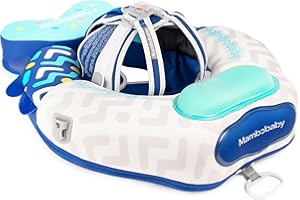 ‎HECCEI HECCEI Schwimmring Baby, Mambobaby Nicht Aufblasbarer Schwimmhilfe, Hautfreundlicher Schwimmreifen Baby Perfekte Schwimmtrainer Swim Float für Kinder 3-24 Monate