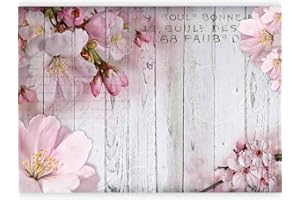 Papier peint murando intissé 350x256 cm Décoration Murale XXL Poster Tableaux Muraux Tapisserie Photo Trompe l'oeil Fleurs bois conseils b-A-0202-a-b