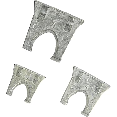 Deuba® 3 x splijtwig van koolstofstaal, 7,5 cm, wig, splijtgranaat, houtsplijtwig, houtsplijter, valwig, kloofwig