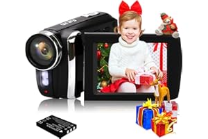 VMOTAL 2.7K Digital Video Camera Camcorder for Kids/Students/Beginners, 2.7K 2688x1520 20fps/ Full HD 1080P 30fps Video / 36MP Photo, Didital Camcorder for Birthday/X-mas Gift