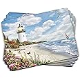 Pimpernel Rays of Hope Placemats Large Set of 4
