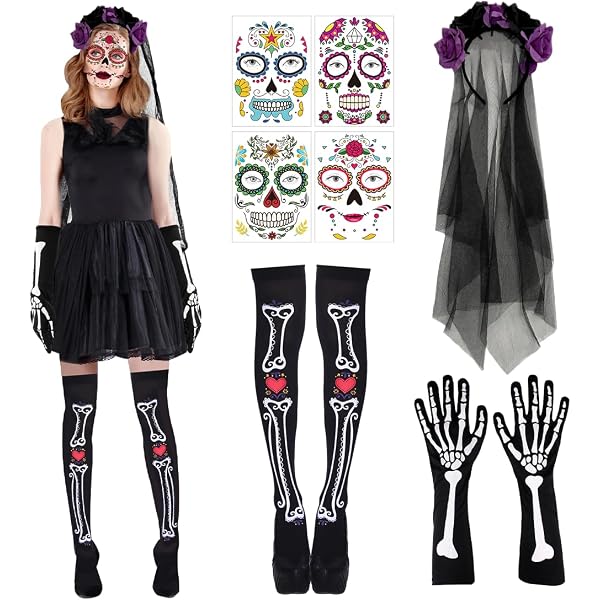 Tutukyle Velo Nero In Pizzo Con Pettine Per Halloween – Accessorio Per Costume Da Strega E Cosplay - 2