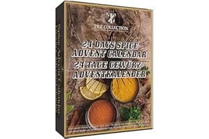 TILZ COLLECTION Gewürzkalender Adventskalender 2025 Only Spices Weihnachtskalender für Erwachsene 24 Gourmet Premium Kochgewürzset Küchengeschenk Adventskalender für Männer frauen