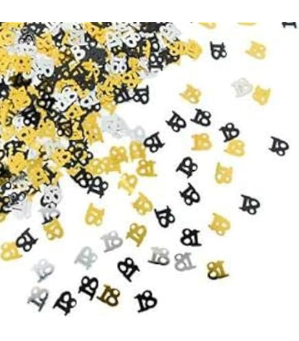Gold Glitter Birthday Straws - Celebrate 98 Years Stylishly