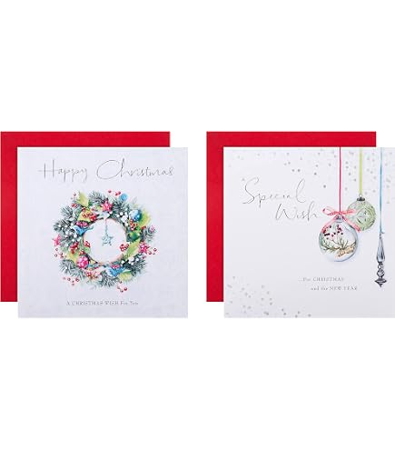 Woodland Animals Christmas Cards – 6 Pack Charity Cards Made In The UK (with Envelopes)