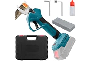 VEXNOOK Troncarami elettrico a batteria 45 mm per Makita 18 V - Cesoie professionali con display LCD, motore brushless, sega elettrica per rami, arbusti e tronchi (senza batteria)
