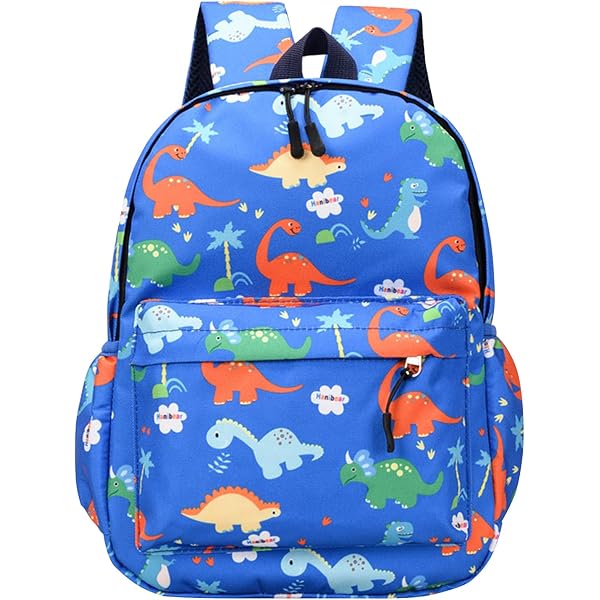 ISAOA Zaino Bambini Asilo Con Coccodrillo, Leggero, Con Cinghia Toracica, Tasche Multiple, Multicolore, Daypack Per Scuola E Viaggi