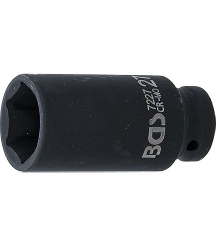 KS Tools Innensechskant-Steckschlüsseleinsatz, 1/2 Zoll, 26 Mm Lang, Tief, Transparent