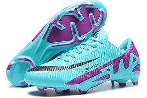 Générique Chaussures de Football Homme Spike Crampons Profession Chaussures de Foot Adultes Athlétisme Entrainement Chaussures de Sport