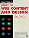 Roger C. Parker's Guide to Web Content and Design: Eight Steps to Web Site Success by 