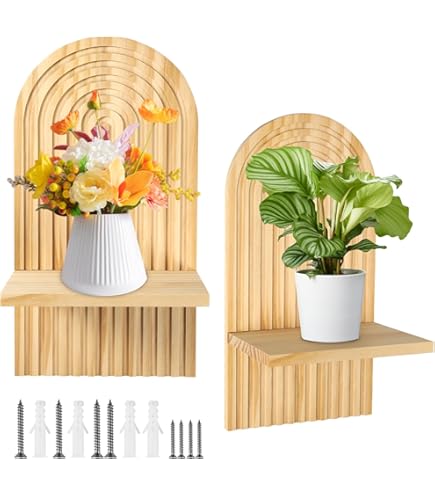 Zirkus Chalet Holz Deko - 17.5x15cm Wandregal Für Kinderzimmer Dekoration