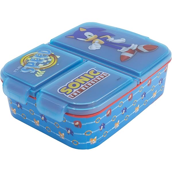Sonic Sac à Cordon Personnalisé Pour Enfants – Bleu, Avec Poche à Gourde, Idéal Pour L'école Et La Piscine