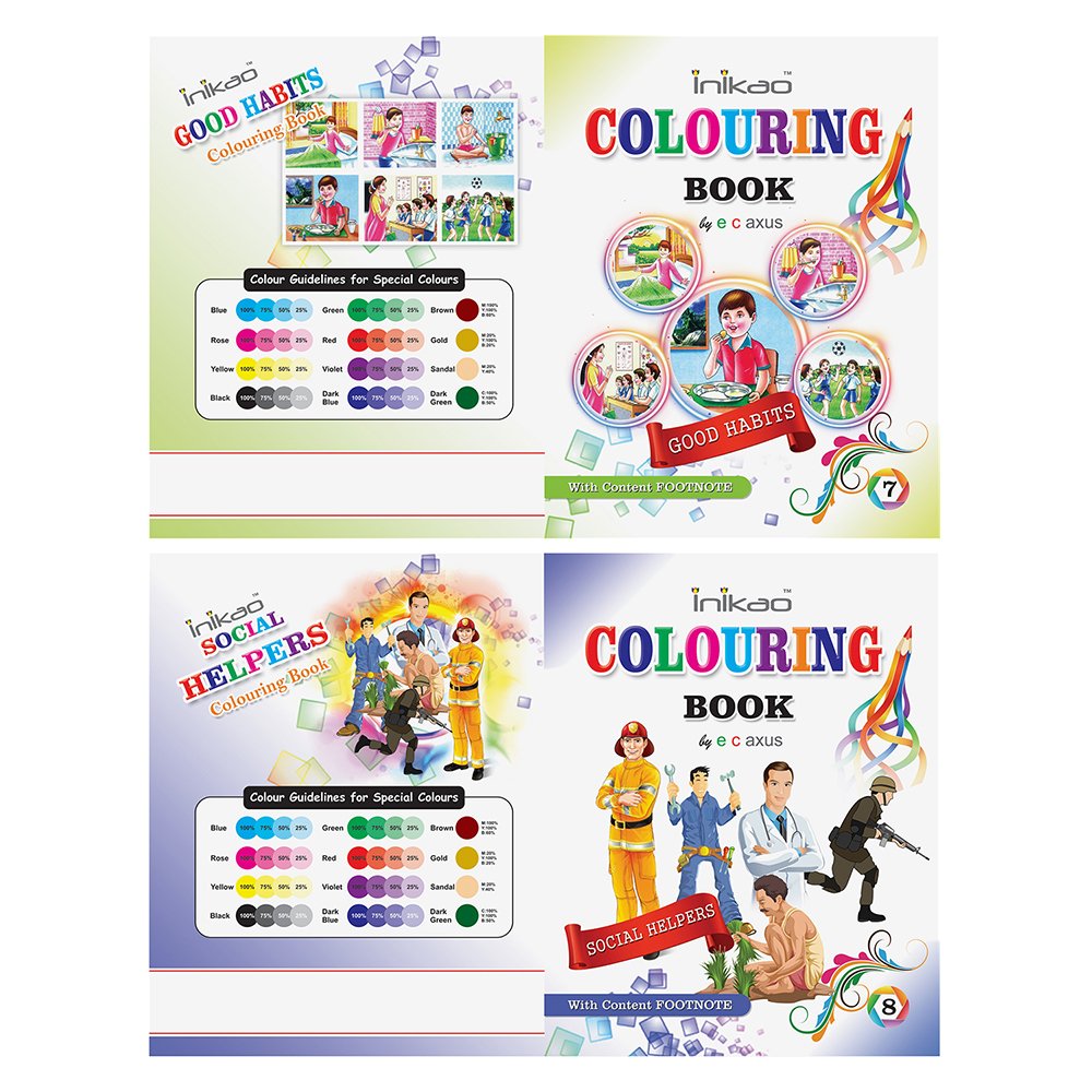 InIkao Colouring Books For Kids | Pack of 12 Copy Coloring Activity Book Collections for age 3+ Years Children - Image 6