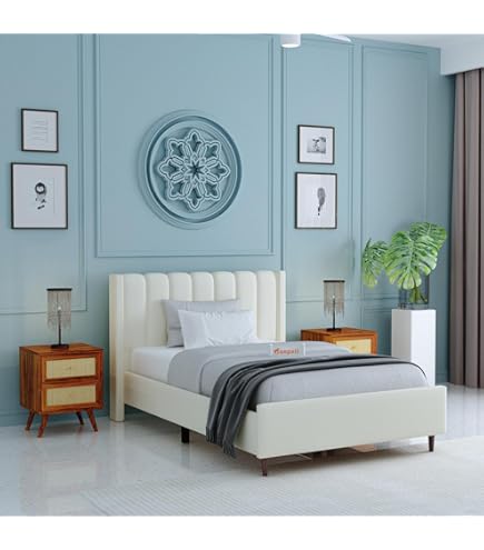 Ikea TRYSIL Bed Frame, White, Luröy, 140x200 cm (55 1/8x78 3/4